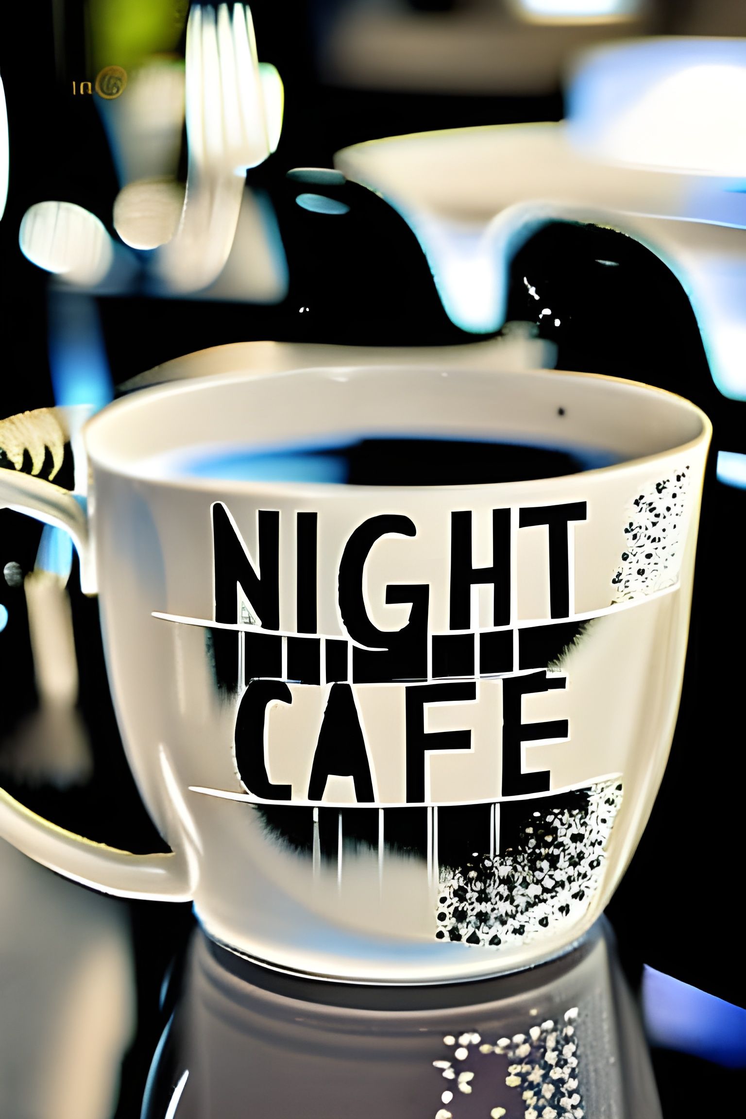 Coffee Mug with "Night Cafe" in Paris