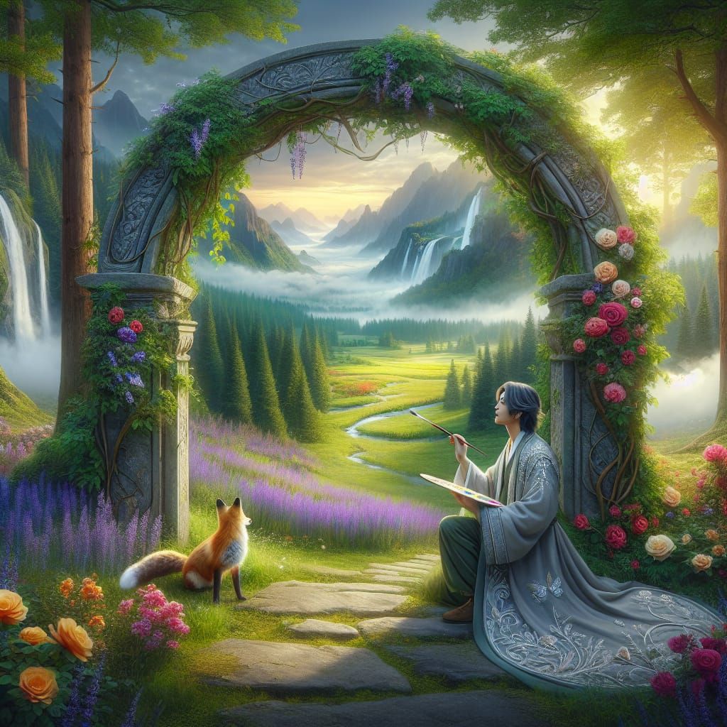 Magical Forest Archway to Paradise