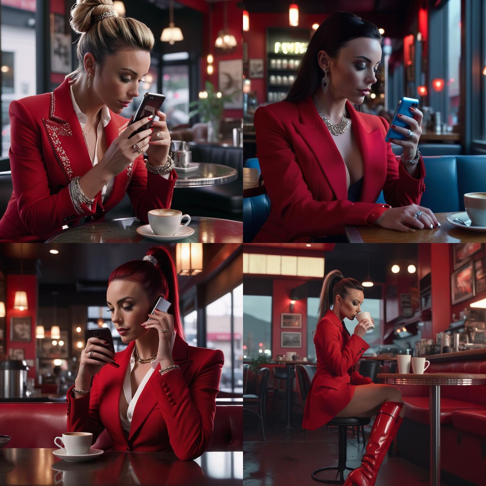 WWE Star Sipping Coffee in Chic City Cafe