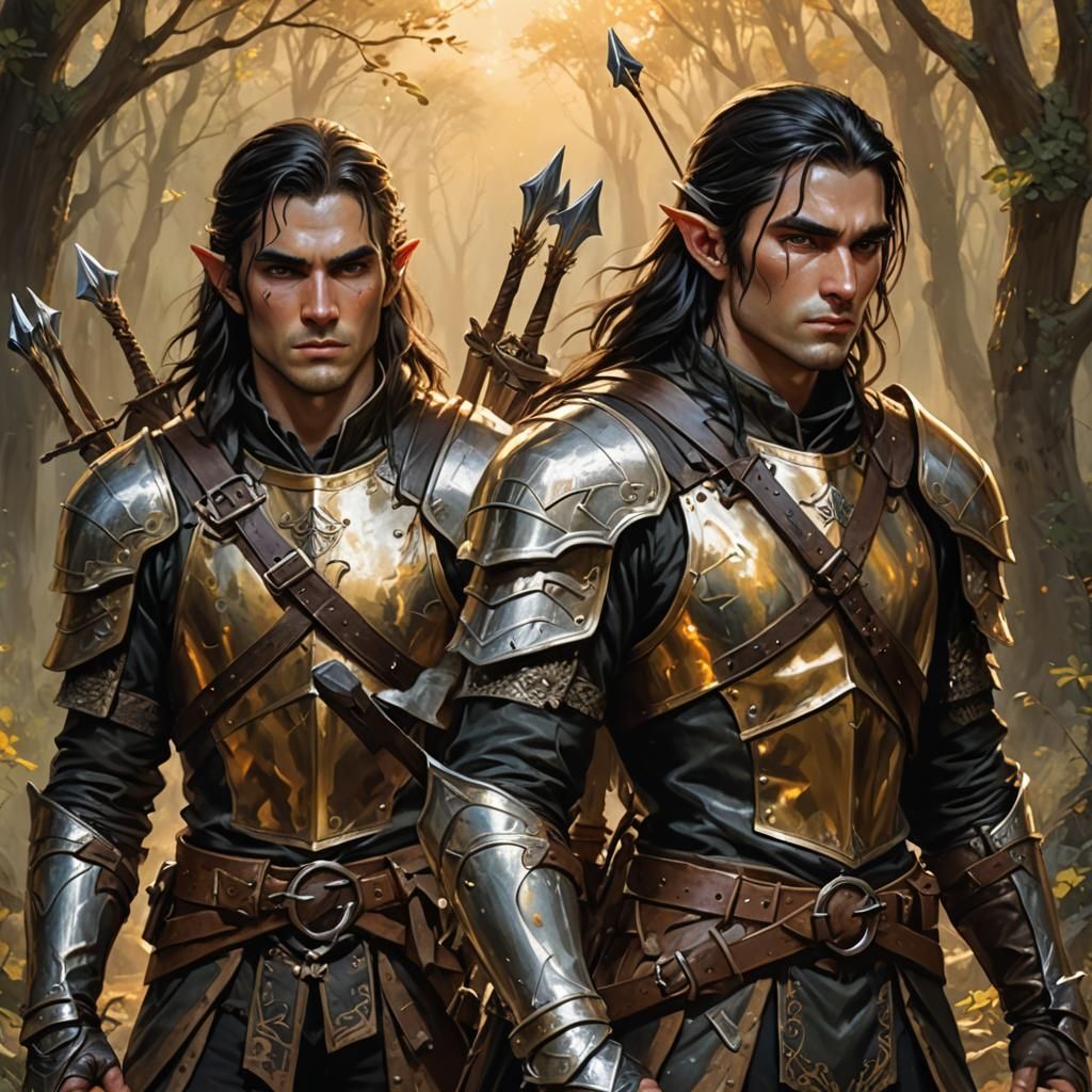 Fantasy Rangers: Identical Twins in Ethereal Light