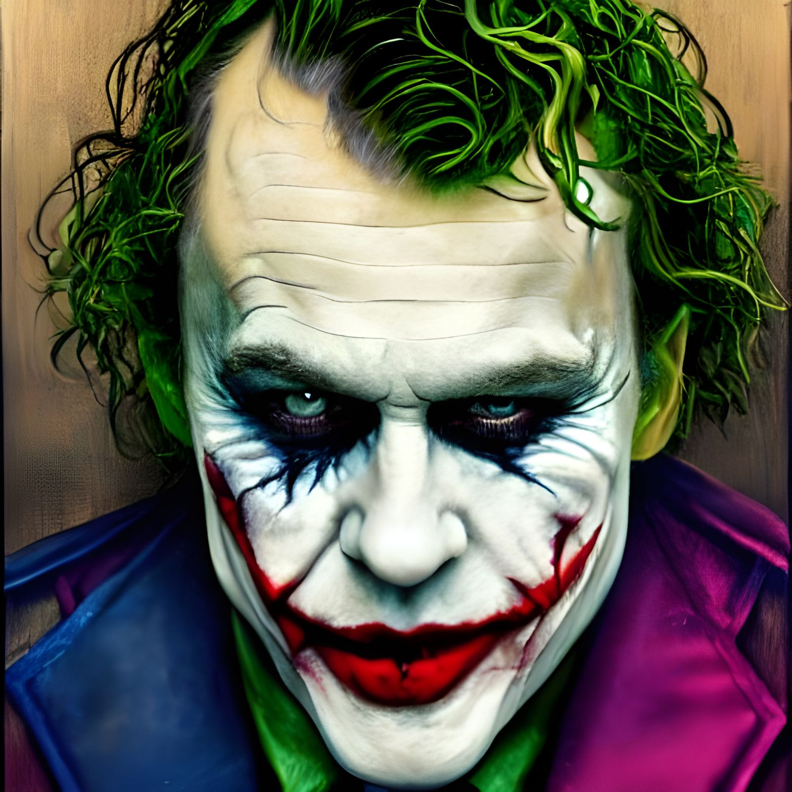 Hyperdetailed Joker Painting in Ethereal Style