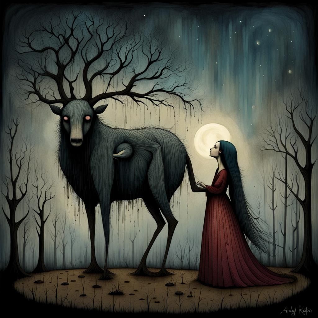 Surreal Expression of Despair and Anguish