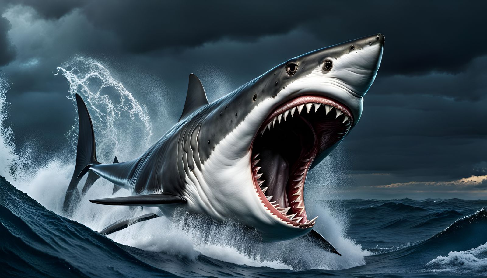 Gravity-Defying Wonders: Behold the Epic Flight of the Giant Shark