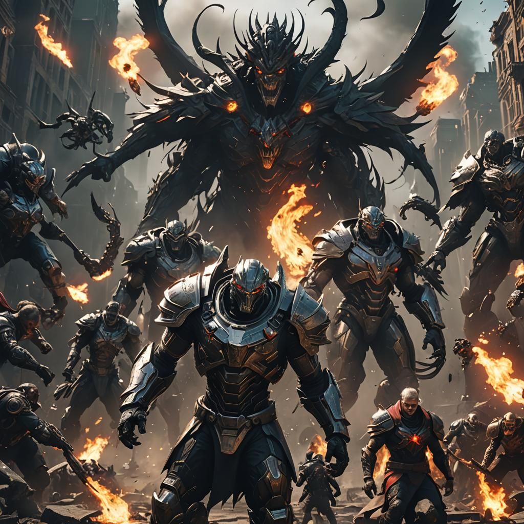 Vibrant War Between Good and Evil in Unreal Engine