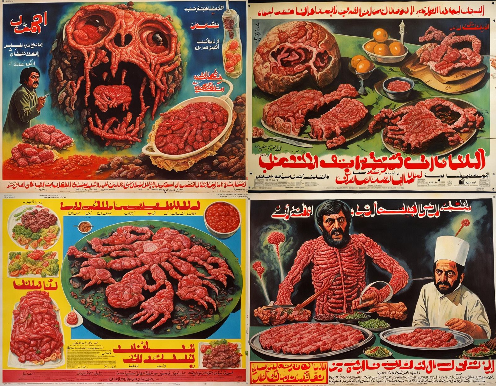 Disturbing 1970s Iranian Horror Movie Poster