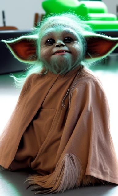Baby Wookie Yoda: An AI Interpretation