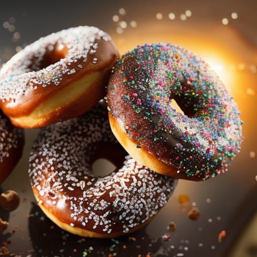 "mouth-watering donuts"