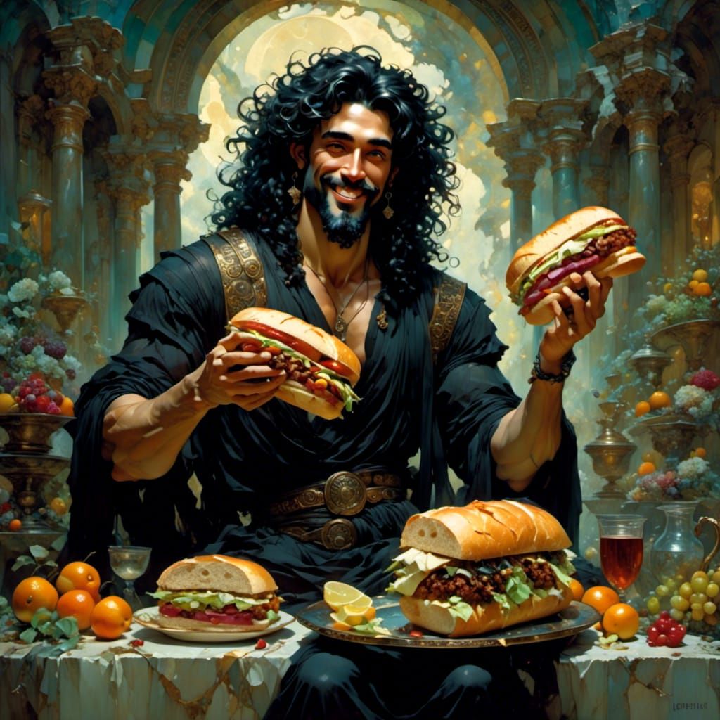 Hoagie Hunkstar reminds you that a sandwich and a smile makes everything better, especially a sandwich!