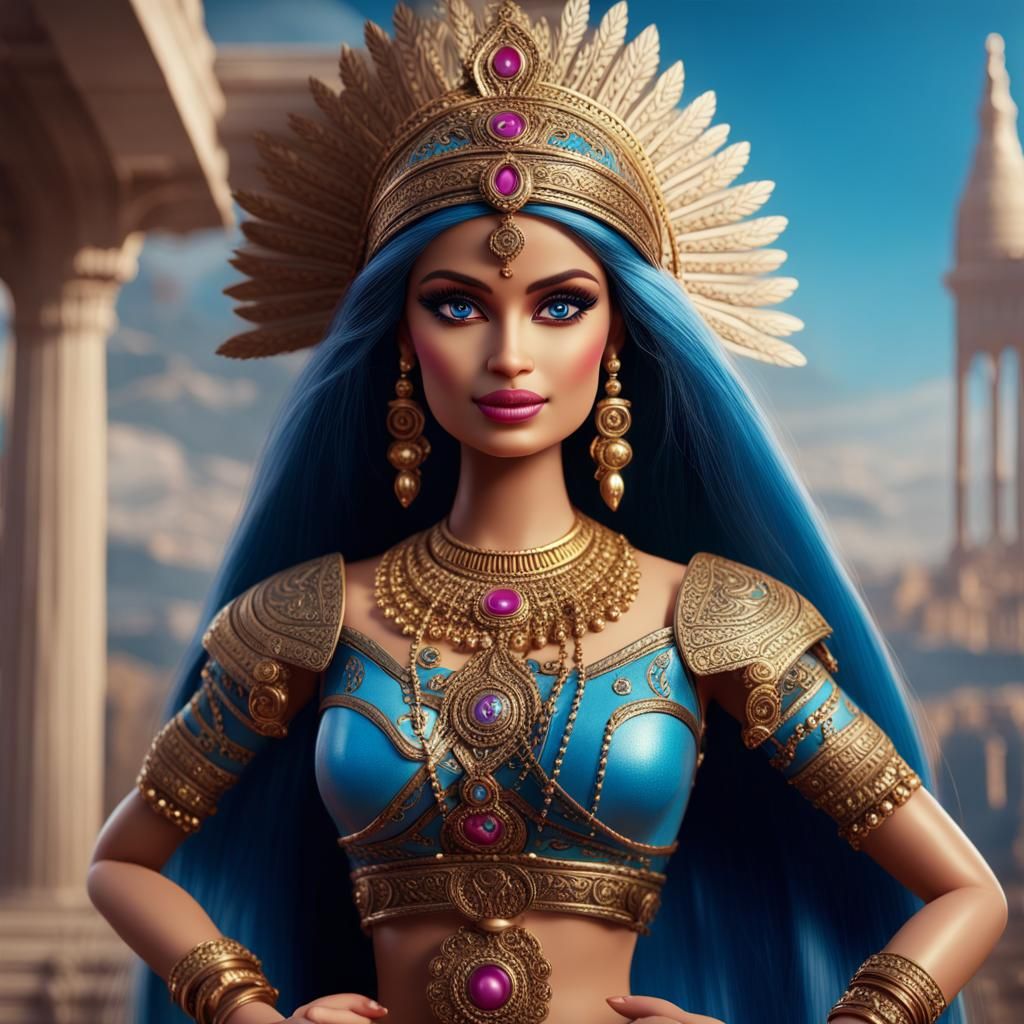 Barbie as Nemesis, Indian Princess: Fantasy Art