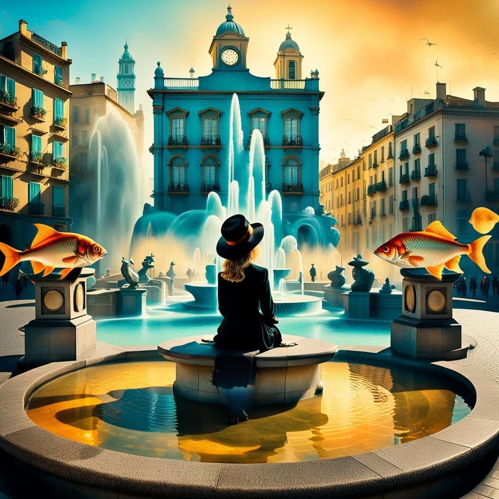 Fish Fountain Square