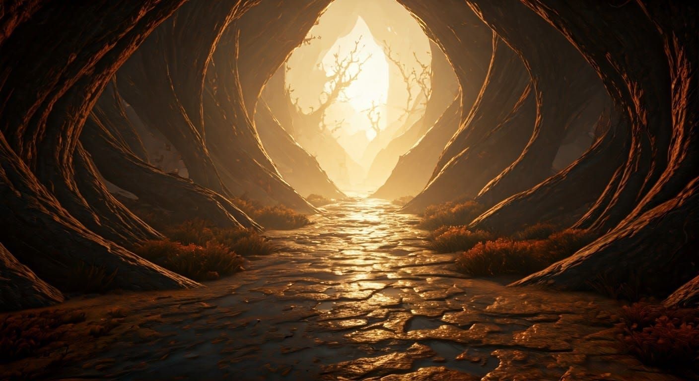 Ethereal Dreamscapes: A Sacred, Vibrant Realm