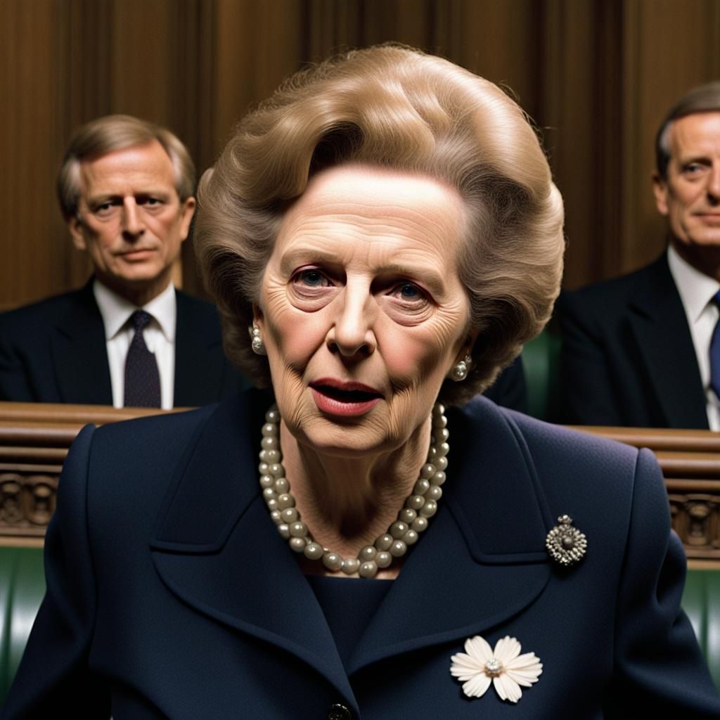 Margaret Thatcher Speaks in Parliament: Naturalistic Portrai...