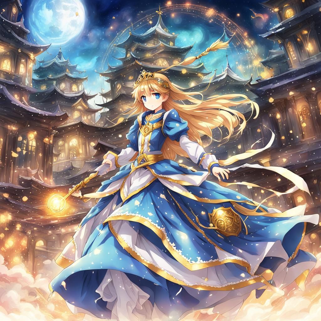 Anime Princess of Time Travel Manga Art