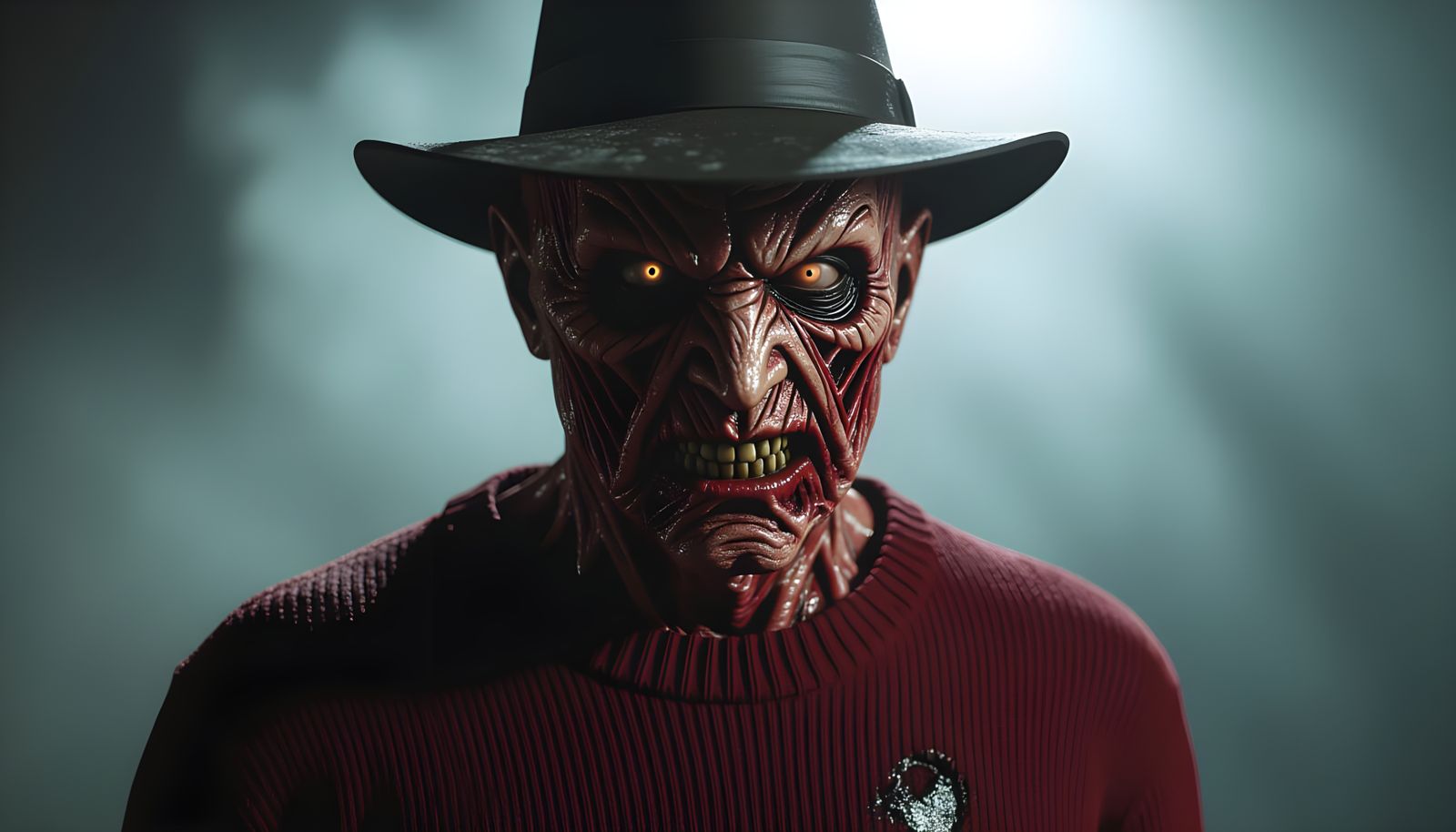 Hyperrealistic Nightmare Entity Portrait in Cinematic Detail