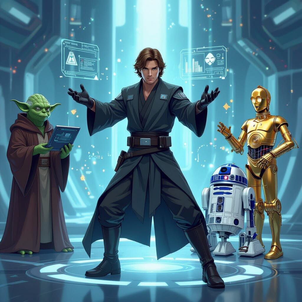 Skywalker's Tech Dojo: A Digital Comic Art