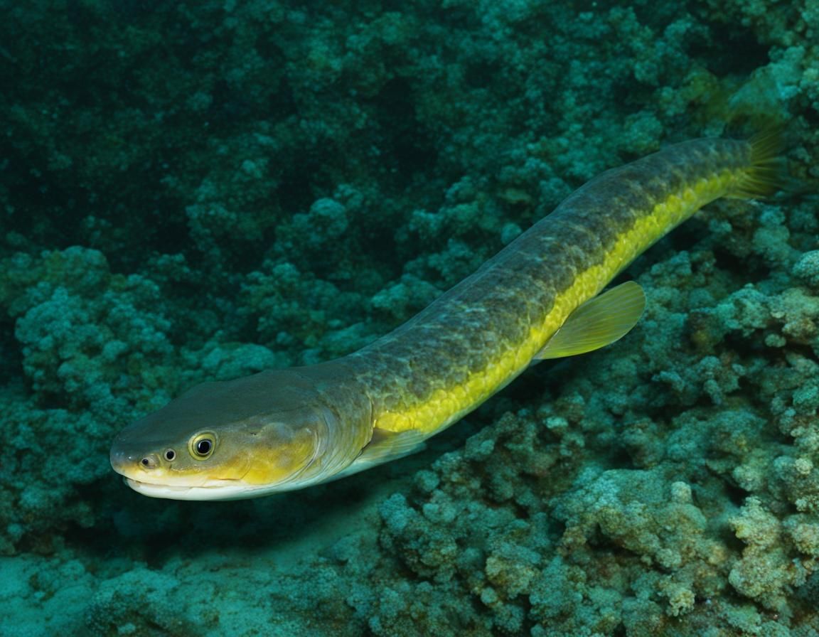 Eel Image Generated From Simple AI Prompt