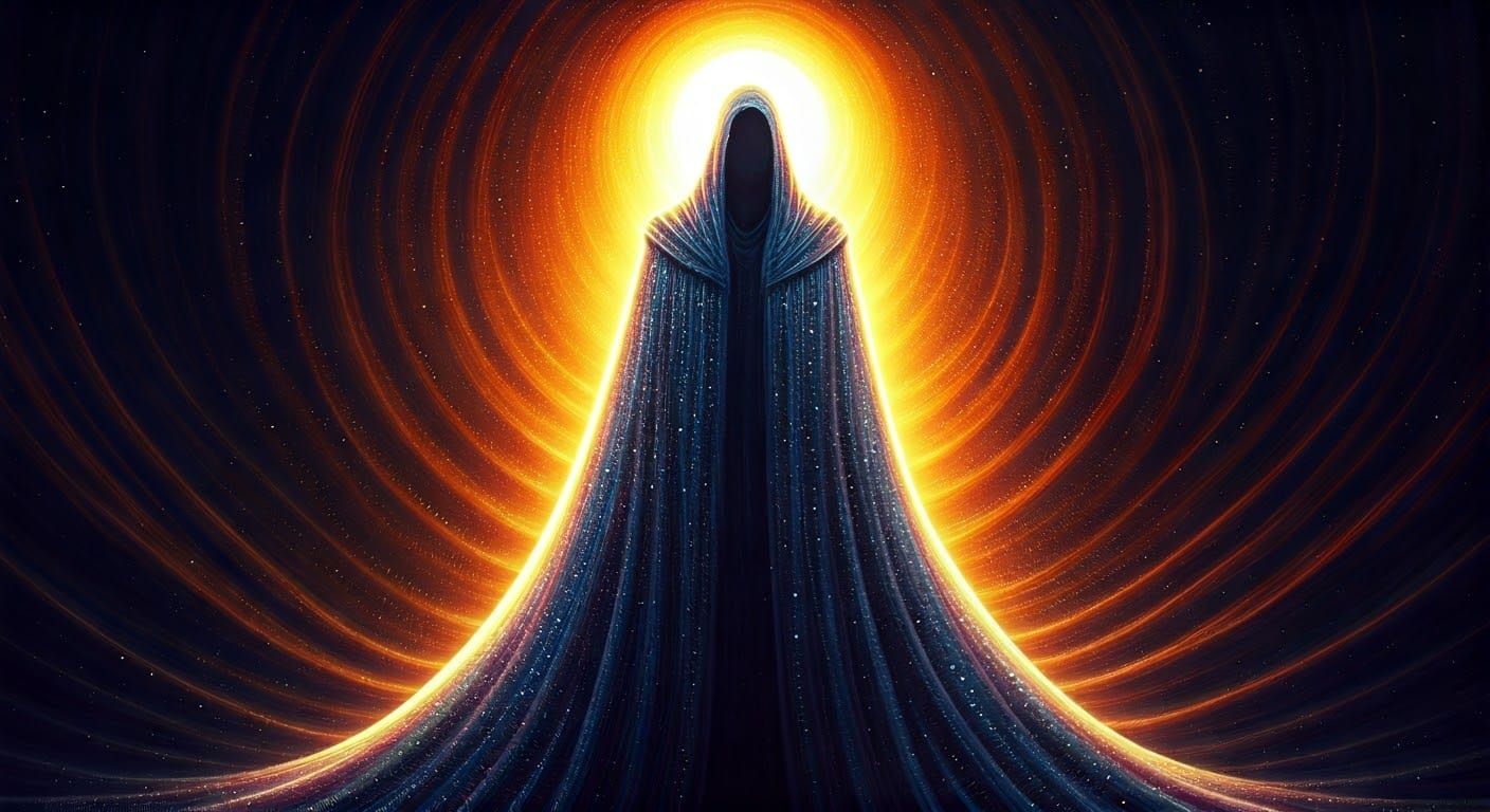 Luminous Entity in a Swirling Sun Vortex