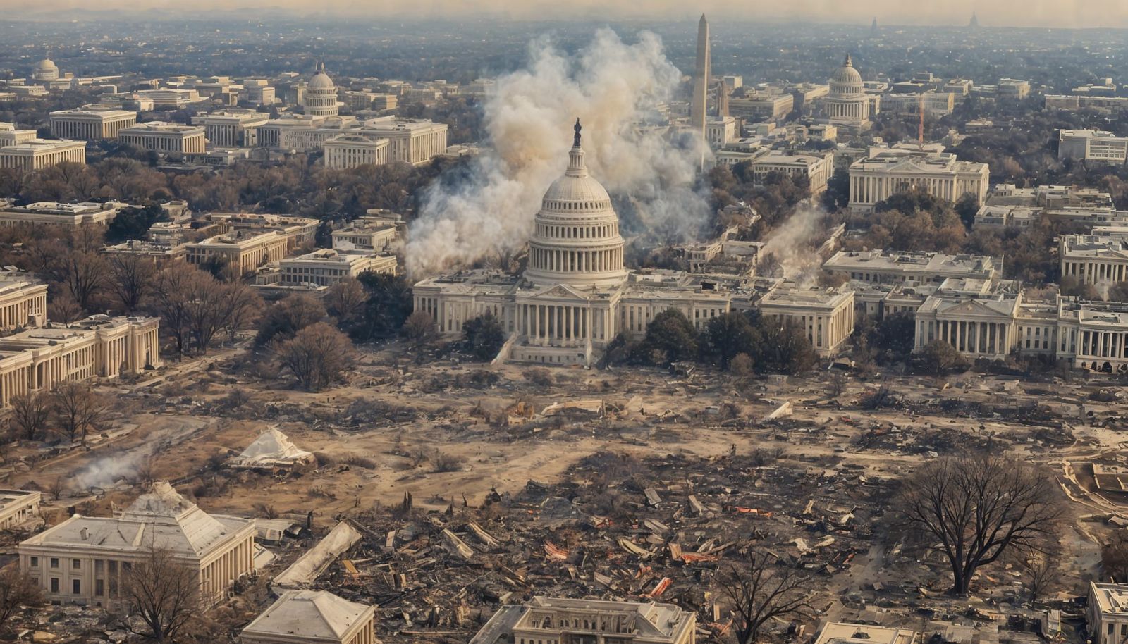 Capitol Hill Ruins: A Vision of Future Dystopia