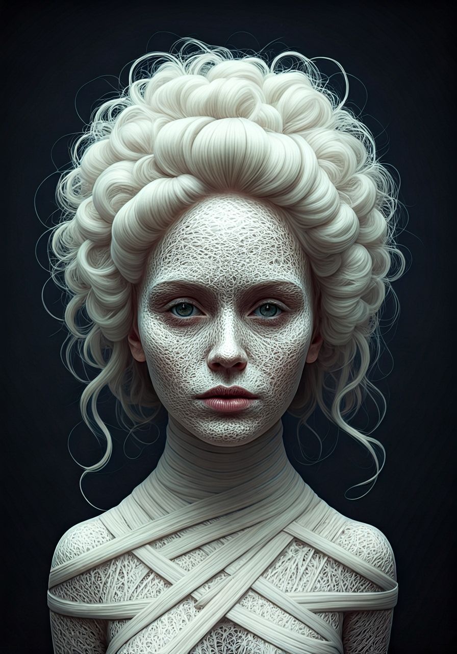 She's Hollow - Mirrors on Nature Mock Her Embodied Ivory-Whi...