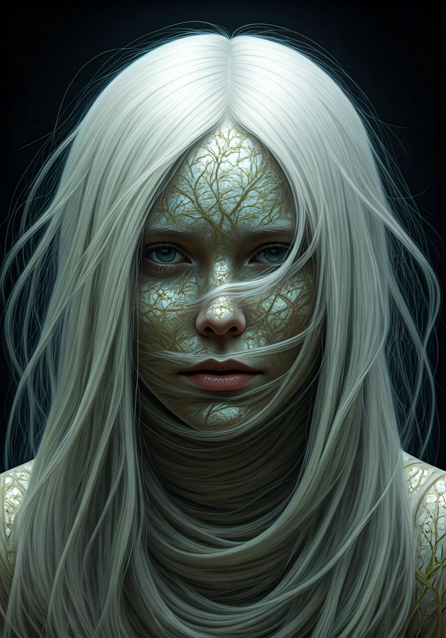 She's Hollow - Mirrors on Nature Mock Her Embodied Ivory-Whi...