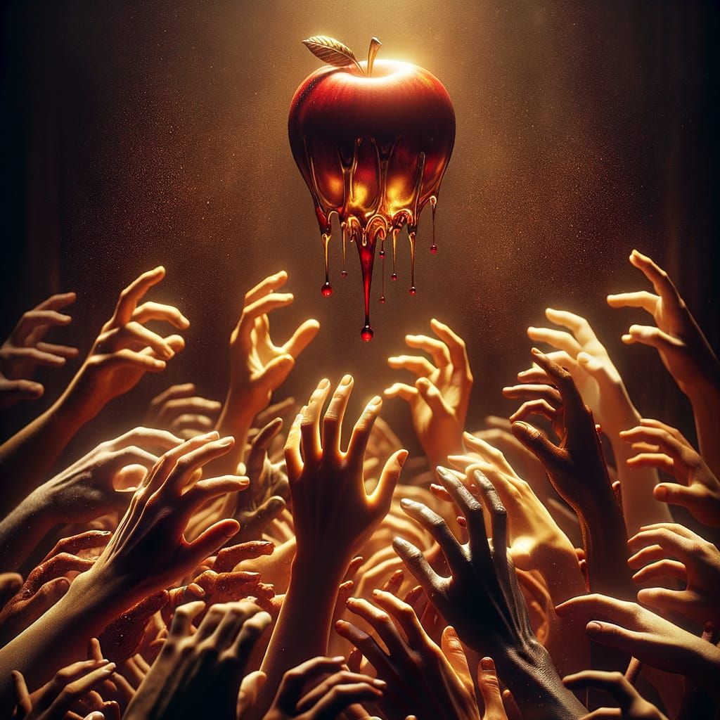 Ethereal Golden Apple: A Tapestry of Human Desire