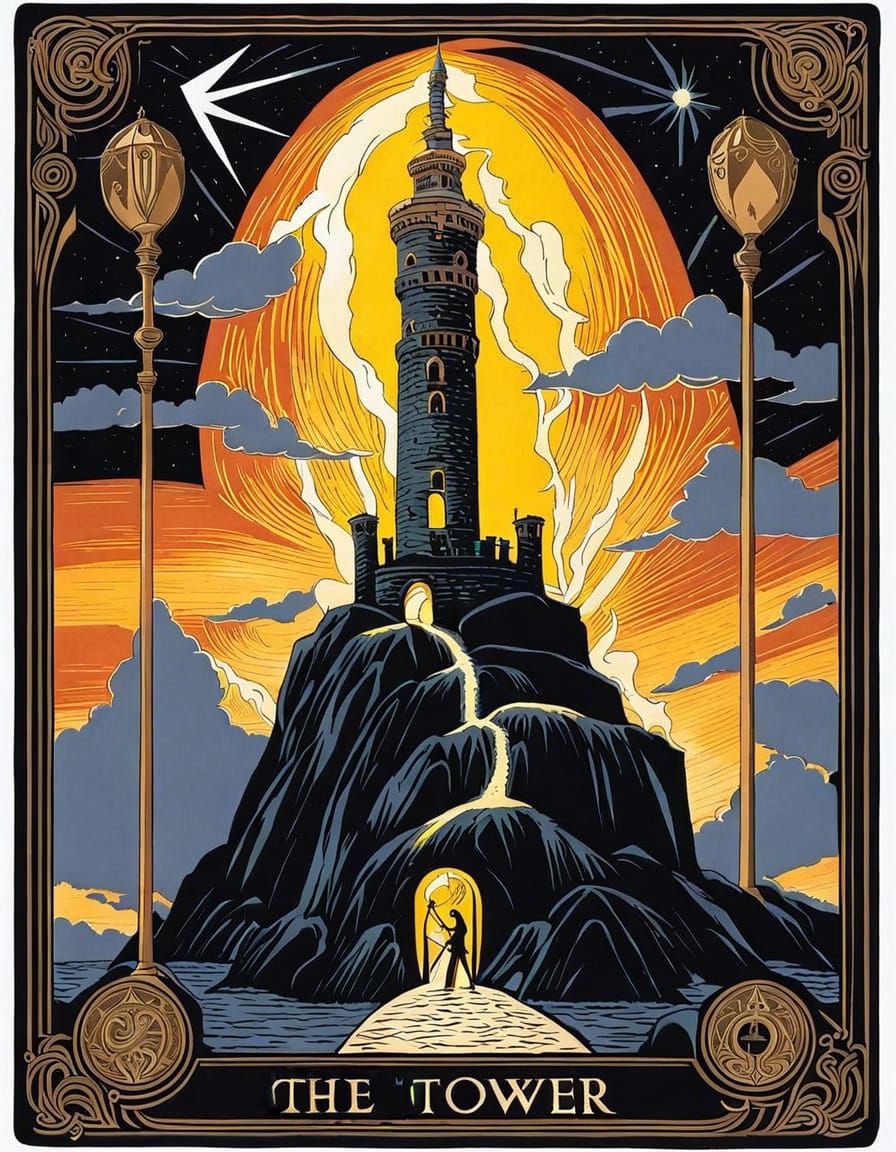 Tarot Card - The Tower