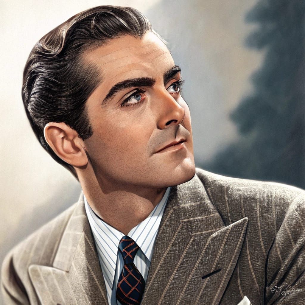 Tyrone Power Portrait