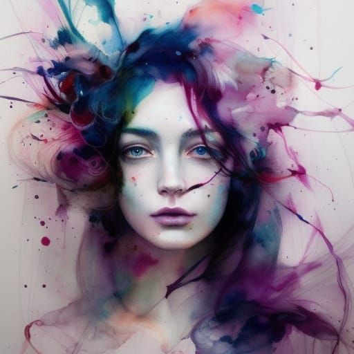 Relaxing Sunday Cat, Watercolor Masterpiece