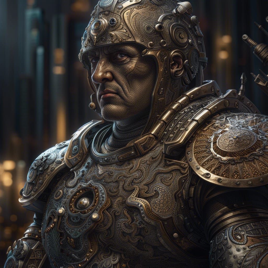 Hyperdetailed 4K Portrait of Florin Piersic Jr.