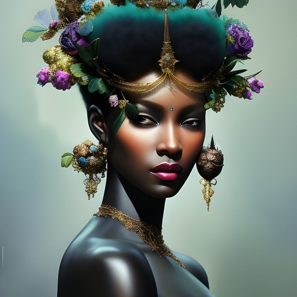 African Noblesse (My Personal Black Women's Day - Creation #8)