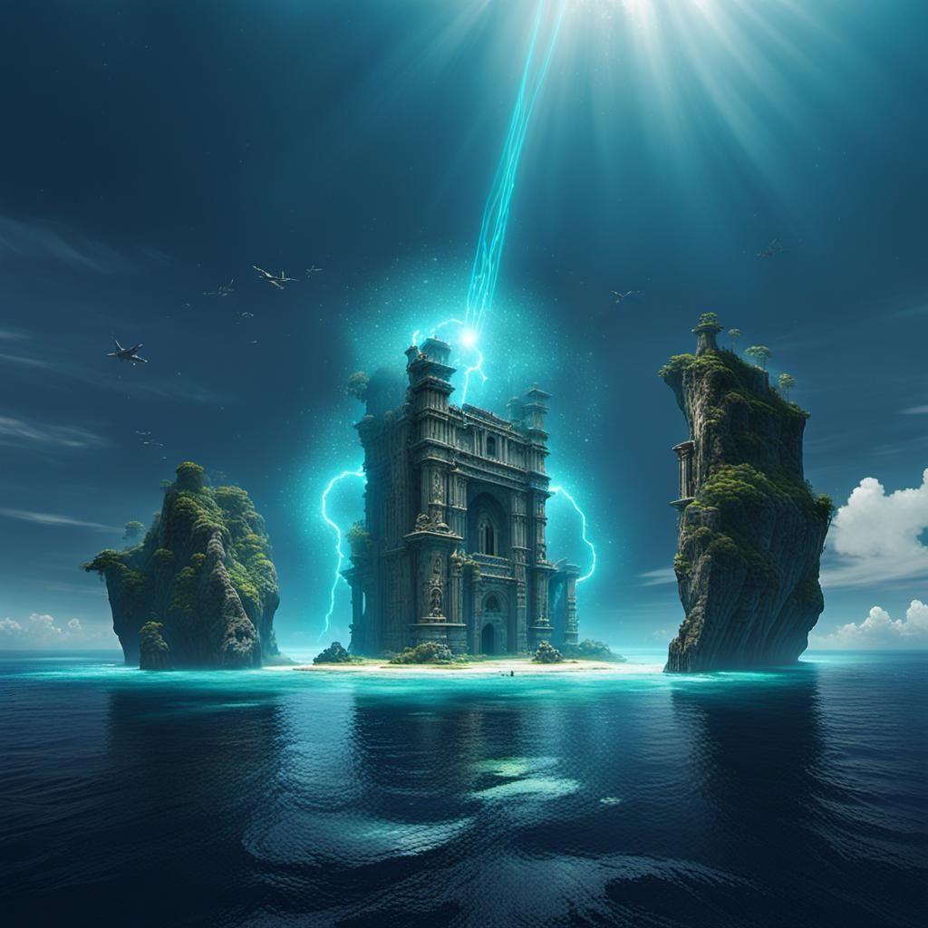 Indian Ocean Island with Temporal Portals