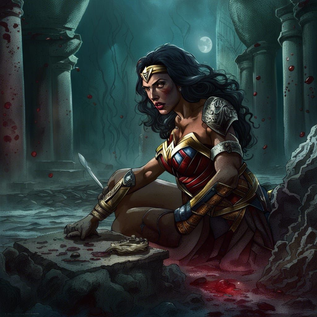 Wonder Woman zombie