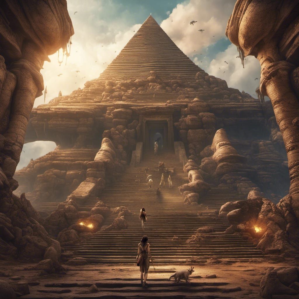 Alien Temple Ascent to Vortex Portal