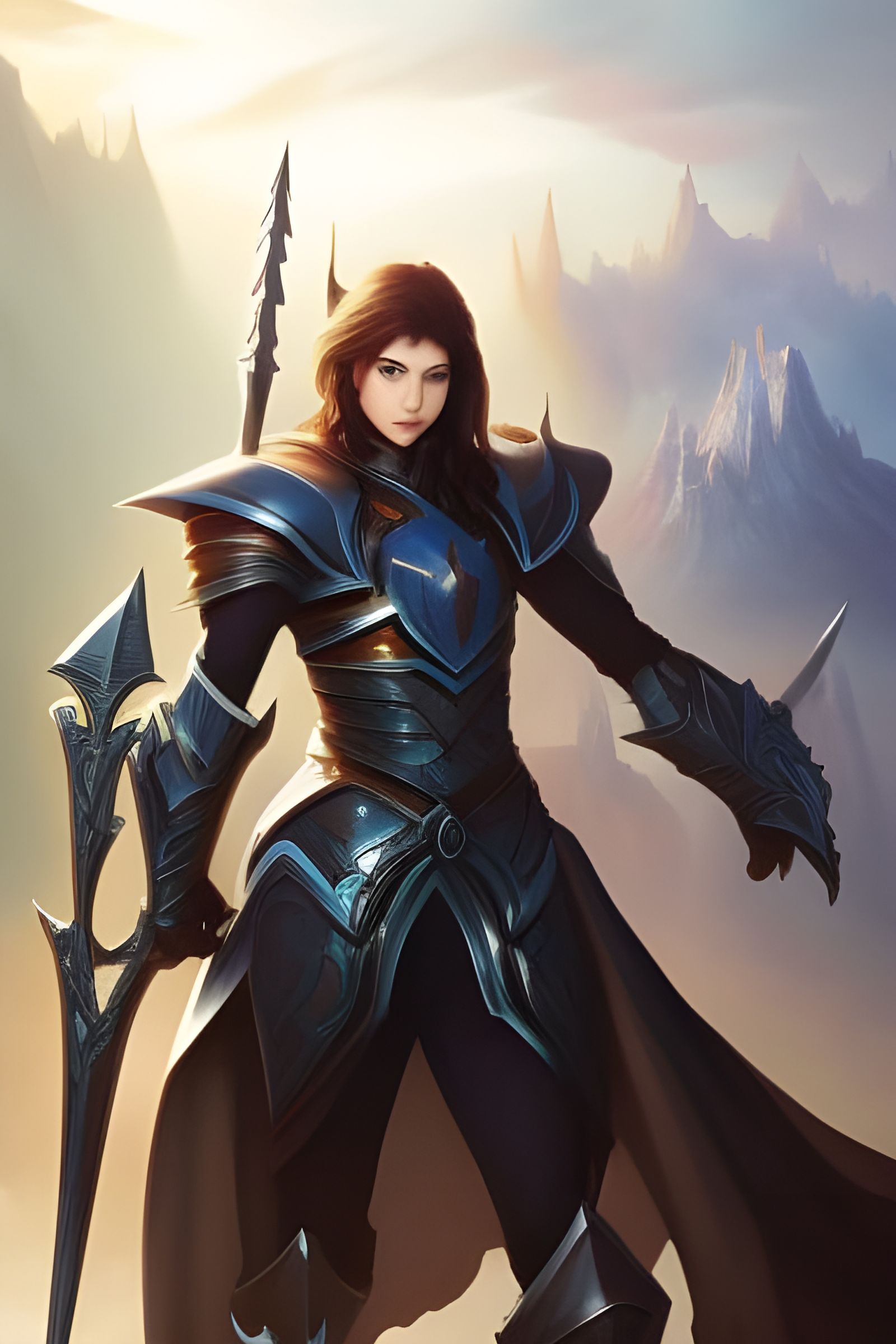 Chibi Knight in Full Plate Armor, Concept Art