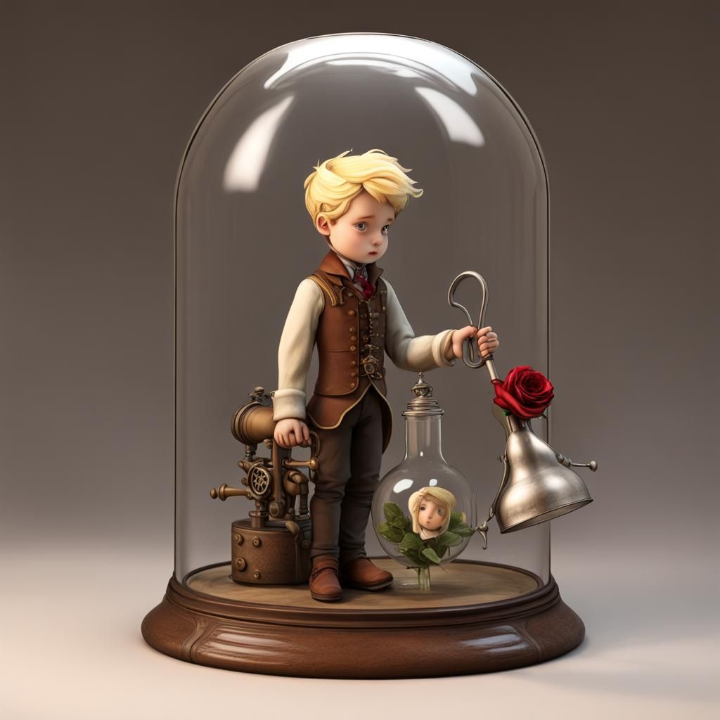 The Little Prince and His Rose: Steampunk Engine
