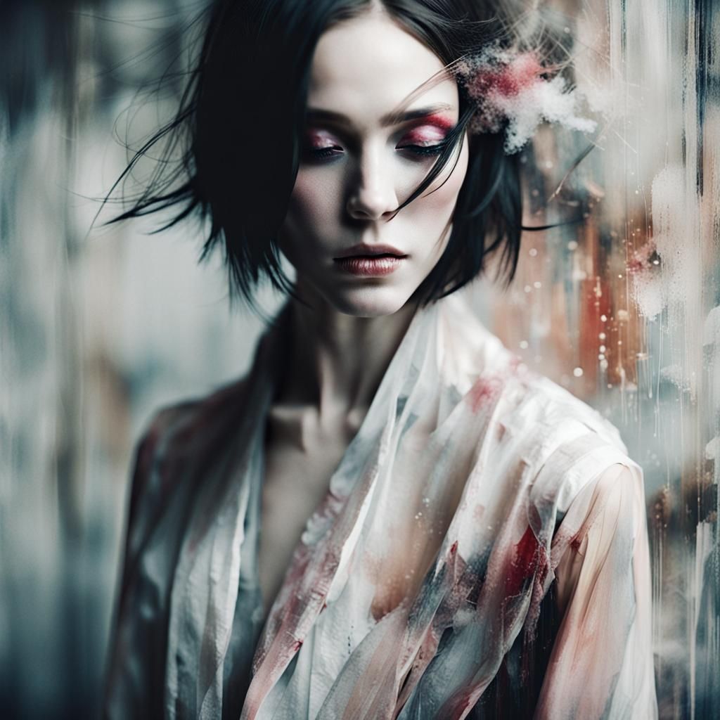 Elegant Urbanite in Abstract Fashion Photography