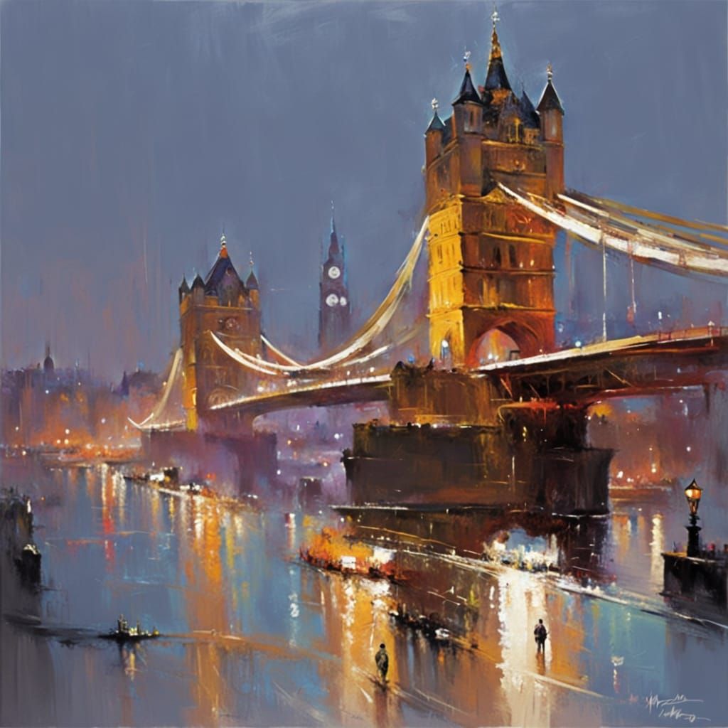 Cyberpunk Megastructure in Peter Wileman's Style