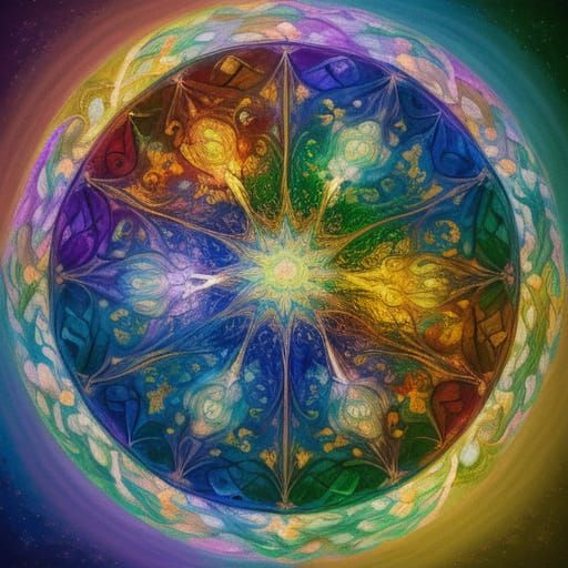 Angels and Devils in a Kaleidoscope of Light