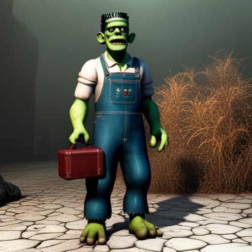 Frankenstein Monster Goes to School