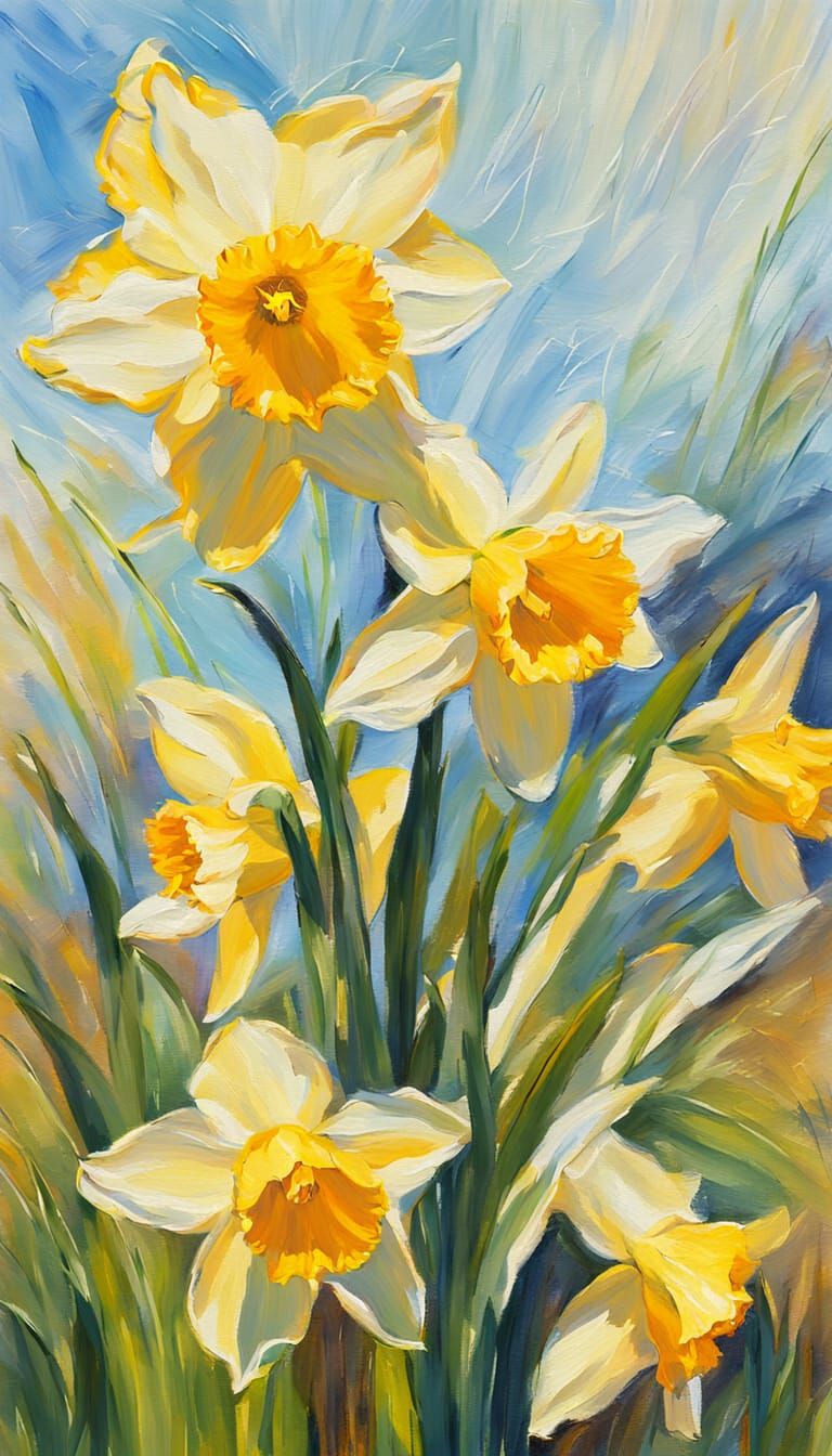 Daffodil (Xenia's 1-Word-Prompt + Prompt Magic Challenge #61...