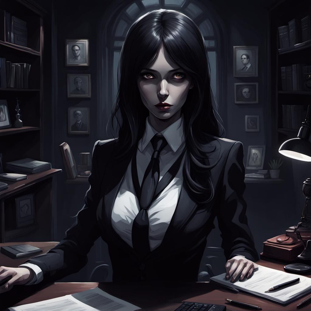 Darkest Secretary: Shadowy Feminine Entity