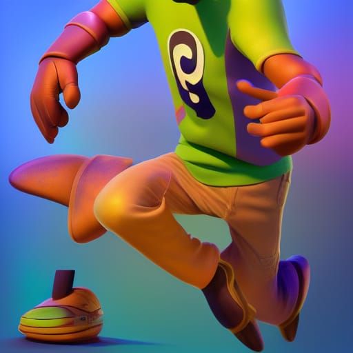 Vibrant 3D Portrait in Pixar Disney Style