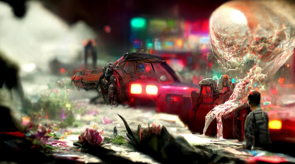 Digital Frontier FX Inspired 3D Scene