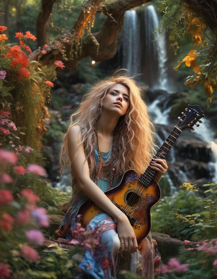Fairytale Fantasy: Hippie Bard