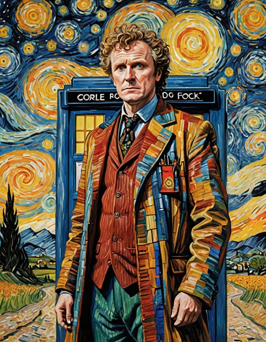 Doctor Who in Van Gogh Style