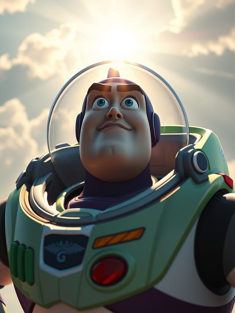 Space Ranger in Heavenly Splendor