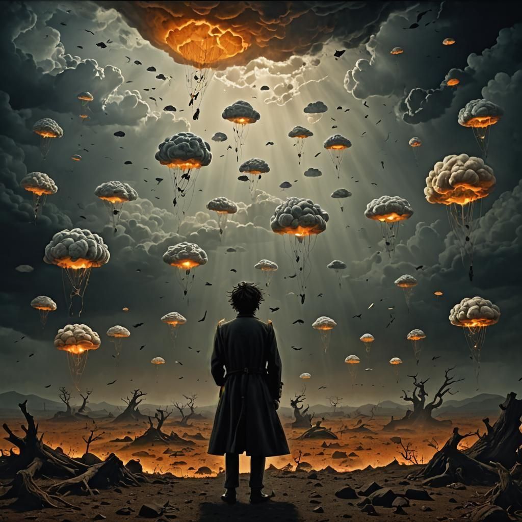 Surreal Creatures Representing Sanity and Madness