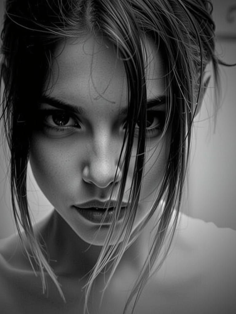 Sultry Young Witch in Mystical Vogue