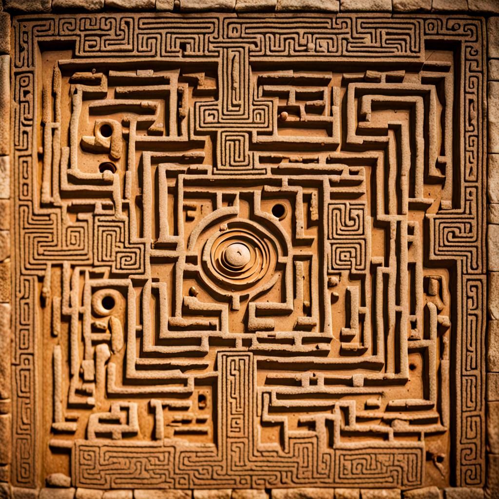 Bird's-Eye View of an Ancient Aztec Labyrinth