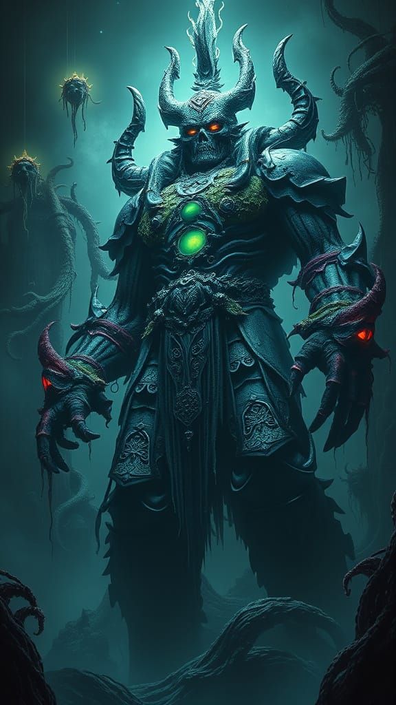 Thrall King Awakens in a Haunting, Dark Fantasy Landscape